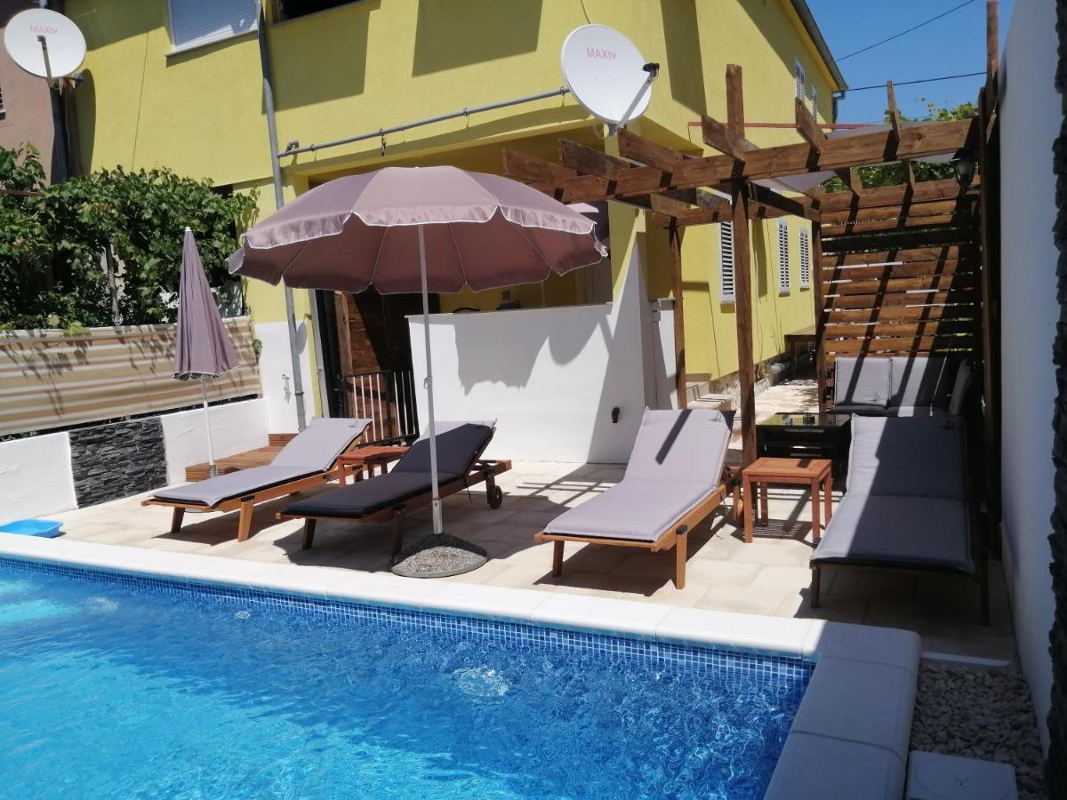 Apartment Rustica Zadar With Exclusive Use Of The Pool-Ground Floor Exteriér fotografie
